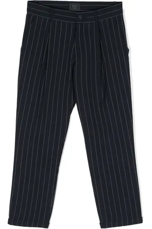 FAY Pinstriped tapered trousers