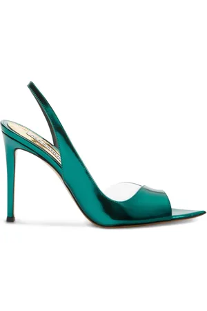 ALEXANDRE VAUTHIER Transparent-strap slingback sandals