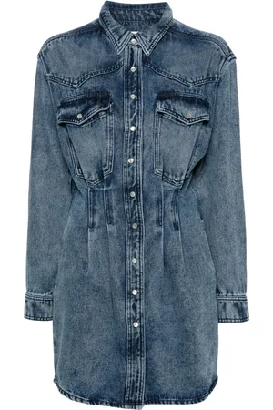 Isabel Marant Liliko denim shirt minidress