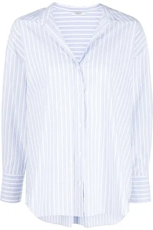 PESERICO SIGN Striped long-sleeve shirt