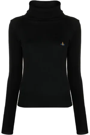 Vivienne Westwood Orb-embroidered roll neck jumper