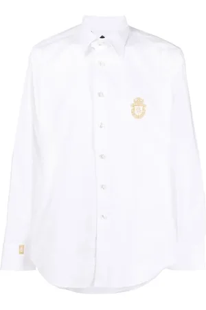 BILLIONAIRE Silver Cut long-sleeved shirt