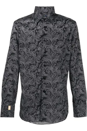 BILLIONAIRE Paisley-print long-sleeve shirt