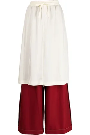 UNDERCOVER Layered wide-leg trousers