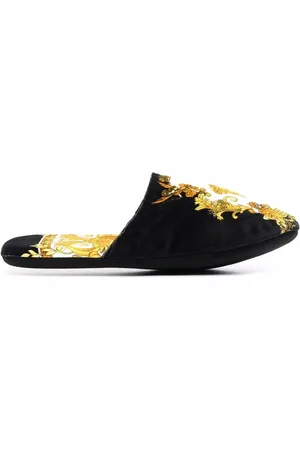 VERSACE Medusa Renaissance-print slippers