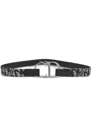 Dior 2003 Trotter canvas belt