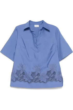 P.A.R.O.S.H. Floral-embroidered blouse