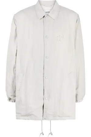 DOUBLET Logo-embroidered shirt jacket