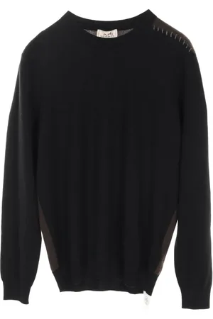 Hermès 2010s two-tone cashmere sweater