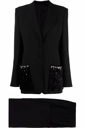 Gianfranco Ferré 1990s panelled pockets two-piece suit