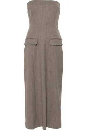 Beaufille Callie strapless midi dress
