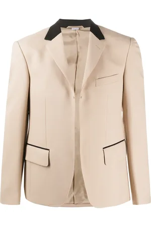 Random Identities Two-tone open front blazer