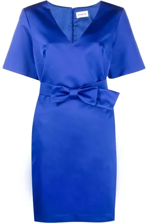 P.A.R.O.S.H. Belted V-neck mini dress