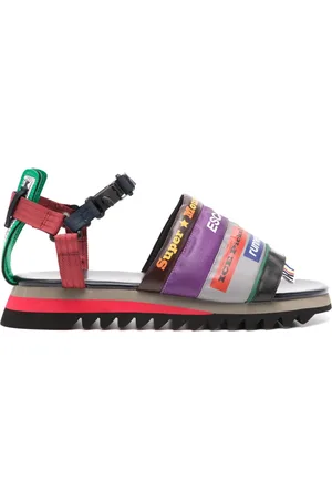 Kolor Patchwork buckled sandals