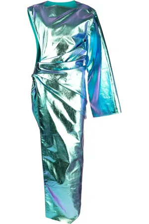 Rick Owens Holographic asymmetric gown
