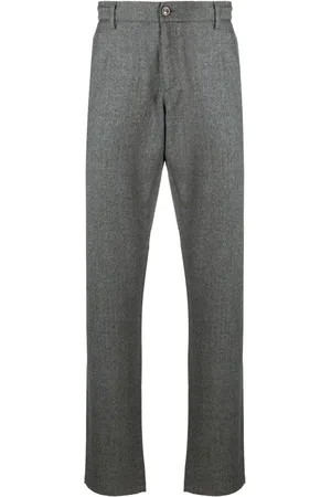 CANALI Drawstring-waist chinos