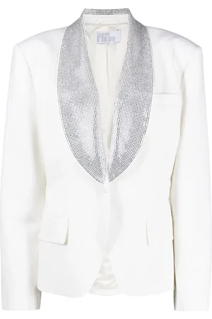 GIUSEPPE DI MORABITO Crystal-embellished lapel blazer