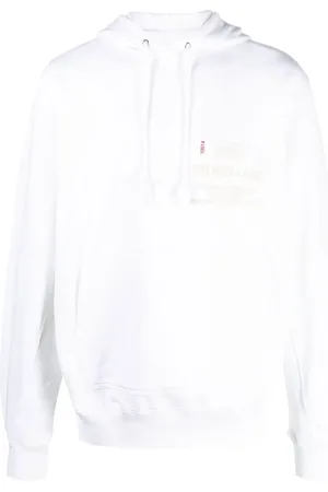 Helmut Lang Logo-print cotton hoodie