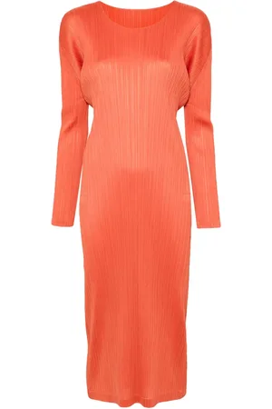 PLEATS PLEASE ISSEY MIYAKE Plissé midi dress
