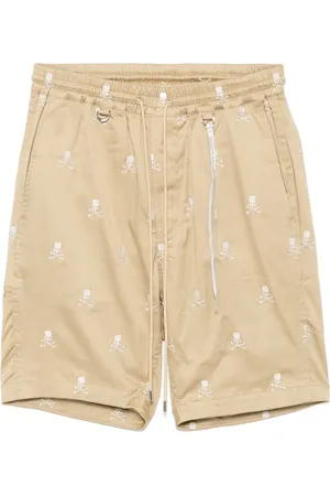 MASTERMIND Logo-embroidered shorts