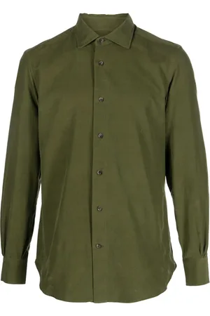 MAZZARELLI Button-up cotton shirt