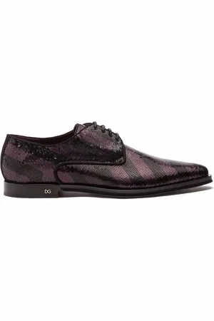 Dolce & Gabbana Sequin-embellished Derby shoes