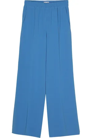 ALBERTO BIANI Pressed-crease wide-leg trousers