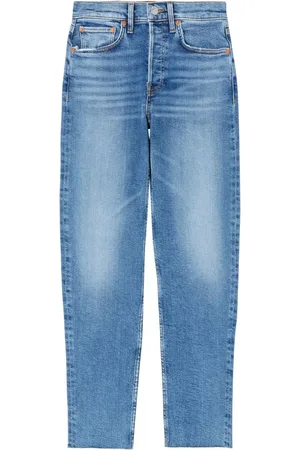 RE/DONE High-rise stove pipe jeans