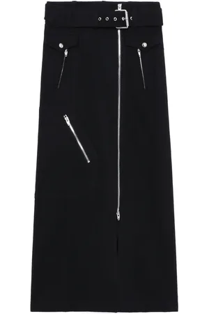 JUUN.J High-waisted zipped midi skirt