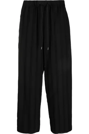 ATTACHMENT Drawstring cotton-blend trousers