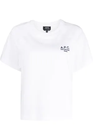 A.P.C. Logo-embroidered cotton T-shirt