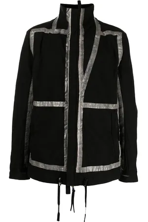 11 BY BORIS BIDJAN SABERI Reversible metallic trim zipped jacket