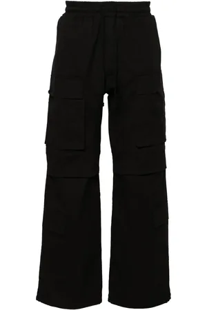 THOM KROM Mid-rise flared cargo trousers