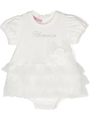 MISS BLUMARINE Floral-appliqué body