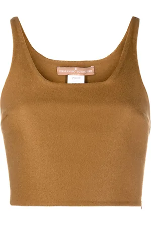 ERMANNO SCERVINO Virgin wool cropped top