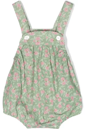 SIOLA Floral-print cotton overall