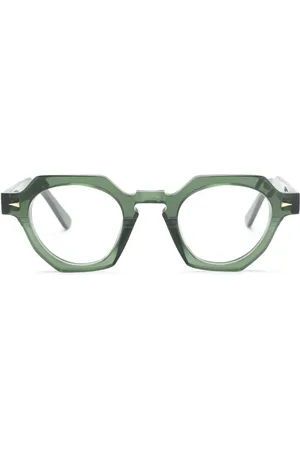 AHLEM Rue De La Paix hexagonal-frame transparent glasses