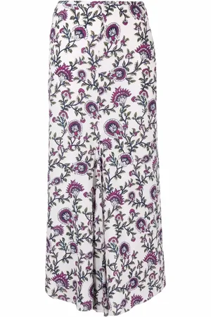 Isabel Marant High-waisted floral-print skirt