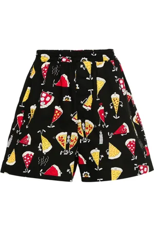 JUNYA WATANABE Cartoon-print cotton shorts