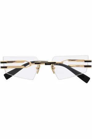 Balmain Rectangular-frame rimçesss glasses