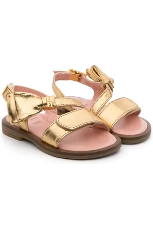 Elisabetta Franchi Bow-detailing metallic sandals