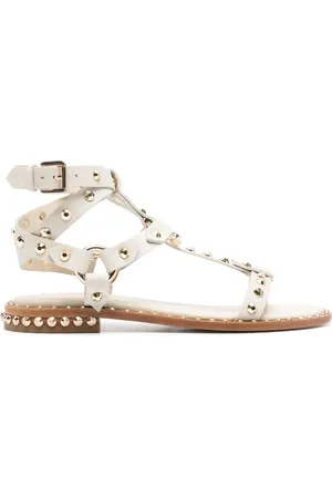 Ash Stud-embellished leather flat sandals