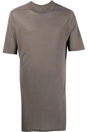 Rick Owens Crew neck long-length T-shirt