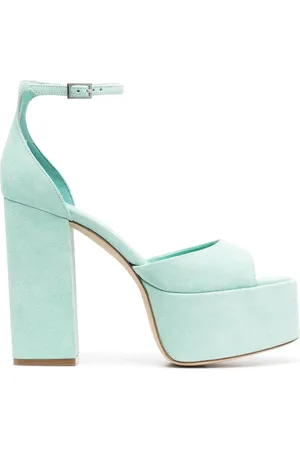 PARIS TEXAS Tatiana 130mm suede platform sandals