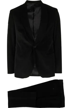 Manuel Ritz Single-breasted velvet suit