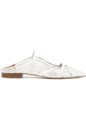 MALONE SOULIERS Maureen floral mesh mules