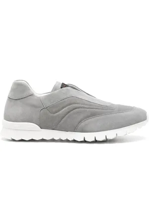 Kiton Slip-on suede sneakers