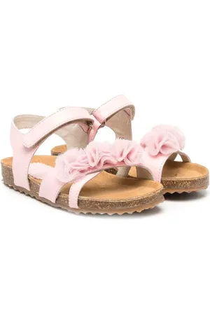 Il gufo Floral-detail open-toe sandals