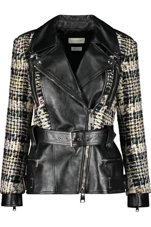 Alexander McQueen Hybrid biker jacket