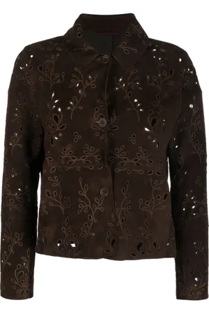 s.w.o.r.d 6.6.44 Guipure-lace shirt jacket